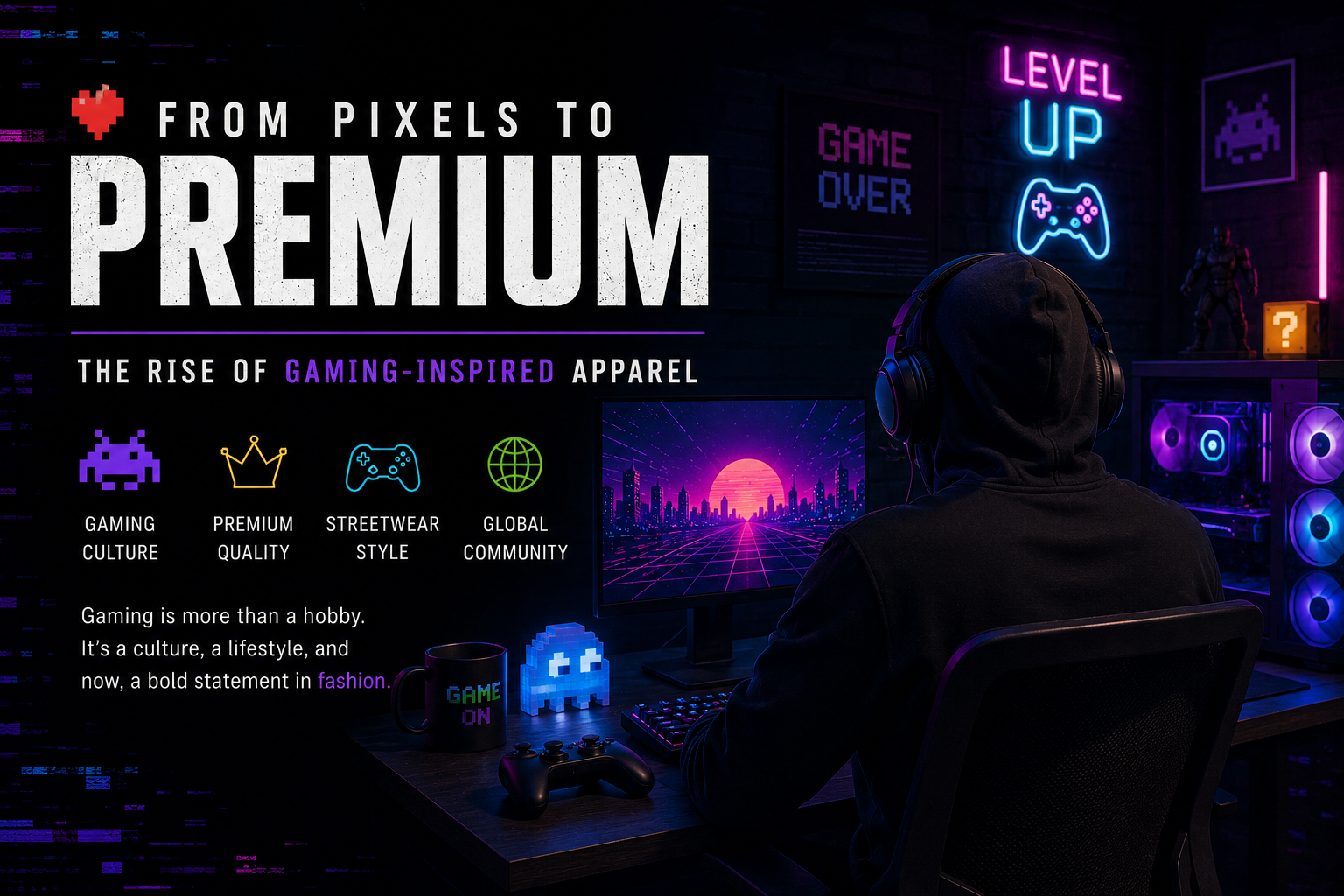 From Pixels to Premium: The Rise of Gaming-Inspired Apparel